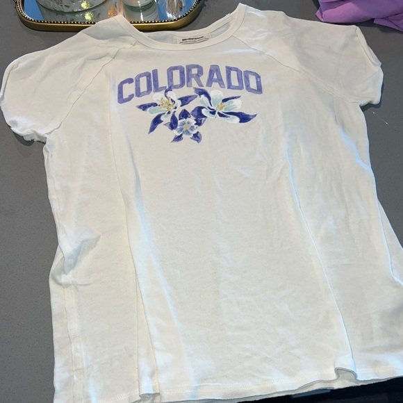 NWOT Care FP State Flower Tee Colorado - Picture 3 of 4